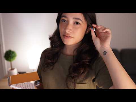asmr | lost & found roleplay ✨ (soft-spoken, flipping pages, tapping, etc.)