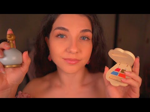 ASMR Tienes que arreglarte rápido 💄 Te MAQUILLO con OBJETOS de MADERA 🌳 | Lonixy ASMR