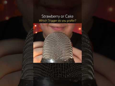 Strawberry or Cake? 🍰🍓 #asmr