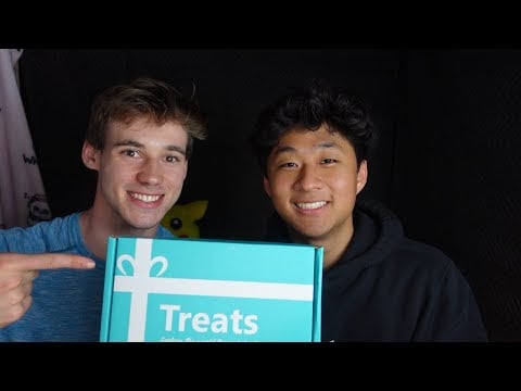 trying international snacks ASMR