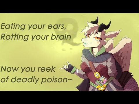 Poisonous dragon rots your brain with toxic ear eating [Furry ASMR]