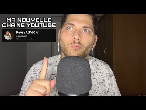 ASMR Français : PETITE PUB POUR MA NOUVELLE CHAÎNE YOUTUBE @KvinASMRFR 
