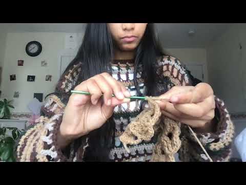 asmr crochet with me 🧶