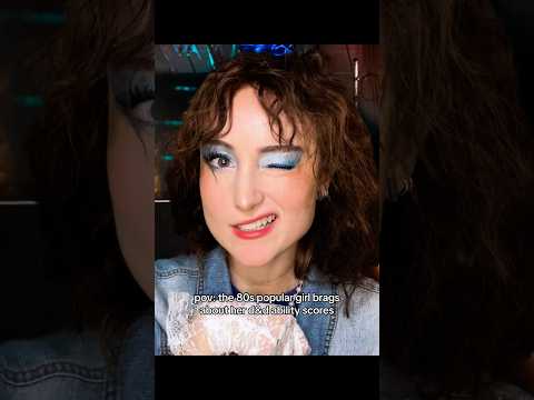 pov: the popular 80s girl brags about her d&d ability scores #asmr #strangerthings