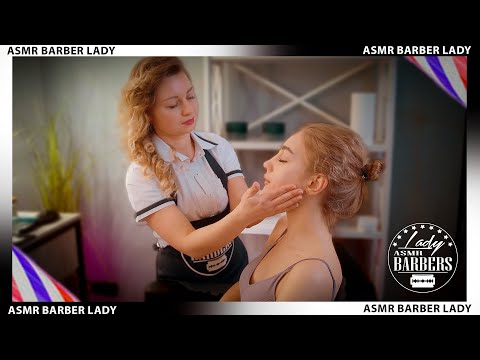 💈 ASMR Face Massage by Barber Lady Margo