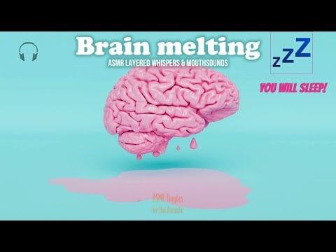 Brain melting 🧠[ASMR] ★ Layered Whispers & mouthsounds ★ [binaural] 100% Guaranteed sleep