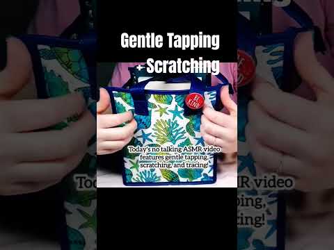 Sea Bag Gentle Tapping #relaxingASMR #asmrlikeasandbox  #triggersforsleep #notalkingasmr