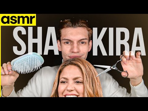 asmr corte de pelo a shakira - asmr español roleplay para dormir