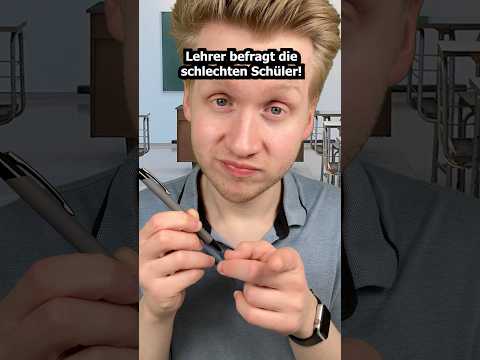 Lehrer befragt die schlechten Schüler! #asmr