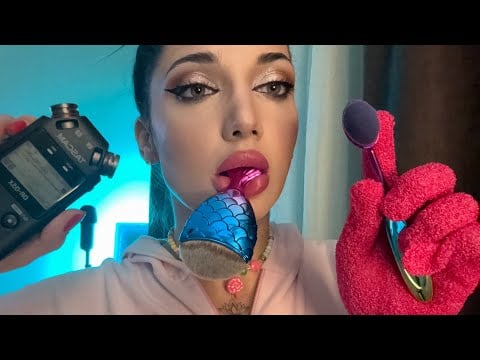 ASMR Tascam Mouth Sounds with Brushes 🖌️ Relaxing Triggers for Sleep