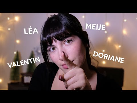 ASMR ☁️ N°14 JE CHUCHOTE TON PRÉNOM 🎄