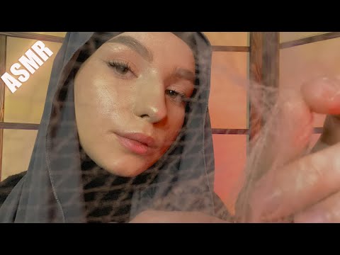 АСМР ПАУТИНКА Неразборчивый шёпот Звуки рта | ASMR SPIDER WEB + Mouth sounds