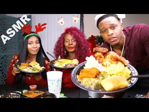 ASMR StoryTime Dinner Feast | Lip Smacking Good December 2017