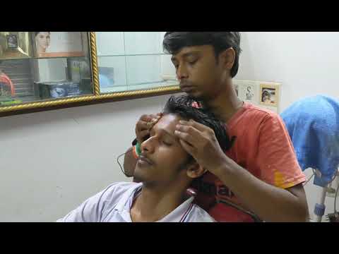 Loud neck cracking | ASMR Head & Upper body massage by indian barber abhi