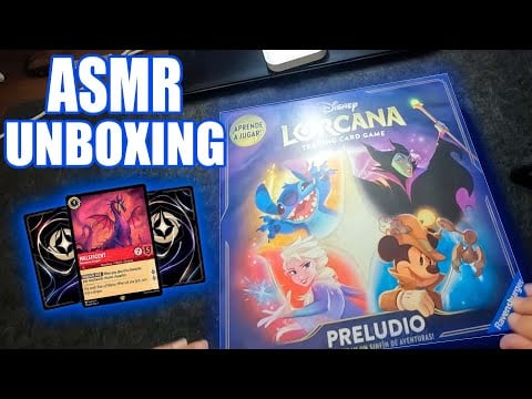 ASMR | Disney Lorcana TCG Preludio en Español [Unboxing]