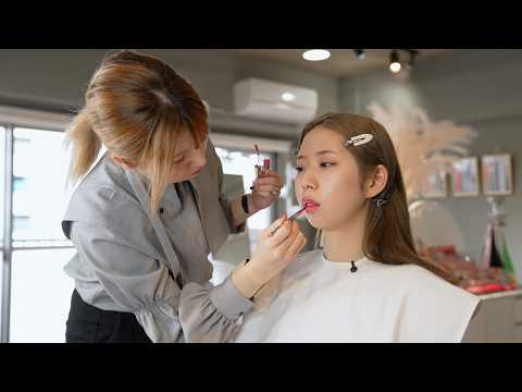 💄(ASMR) Japanese Color Analysis & Makeup Transformation at Tokyo’s Top Styling Salon