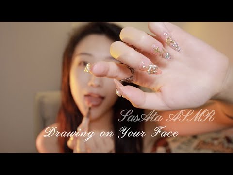 【Super Tingly ASMR】Spit Painting You！