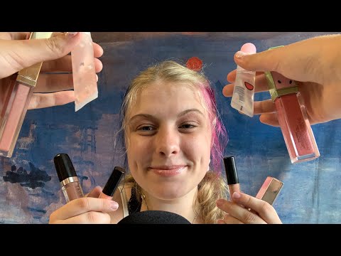 ASMR│Lipgloss Pumping + Application! My Lipgloss Obsession 👁👄👁