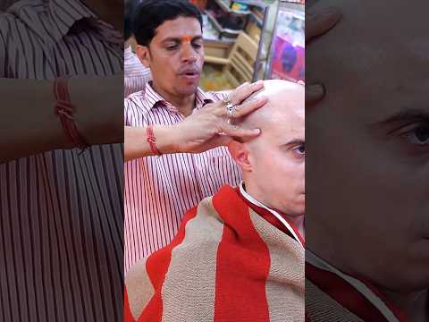 Relaxing ASMR Massage Amidst the Chaos of India #BennyMassage #ASMR #ASMRbarber