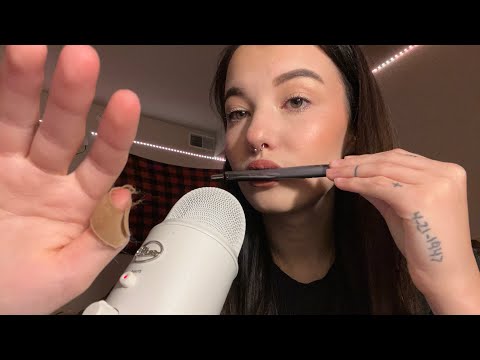 ASMR PEN NOMS/SOME FACE TOUCHING