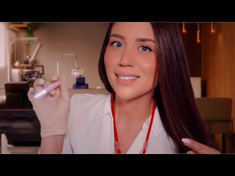 ASMR | Detailed Cranial Nerve Exam (Italian Accent) 🇮🇹