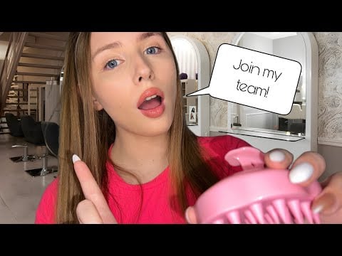 ASMR Roleplay | Your Hairdresser Tries to Recruit You Into Her MLM 🩷💇‍♀️🪮