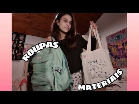 ASMR FAZENDO MALA PRA DORMIR FORA✨️