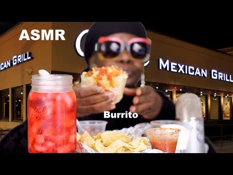 *chipotle Mukbang ASMR Eating Sounds