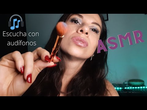 ASMR en Español | Te maquillo | ASMR relajante