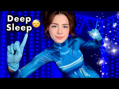 ASMR ALIEN FULL BODY EXAM 👽 Cranial Nerve Examination, Medical Roleplay & Eye Exam for Sleep 👽