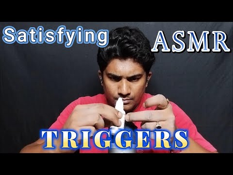 asmr satisfying triggers for deep sleep