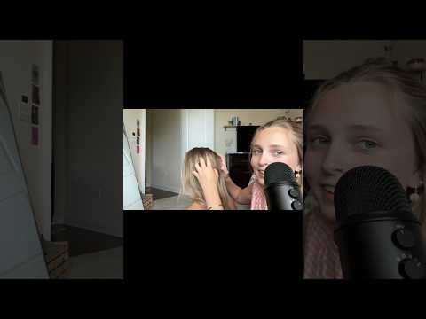 ASMR On My Friends Hair #asmr #hairplay #hair #brushingasmr #tingles