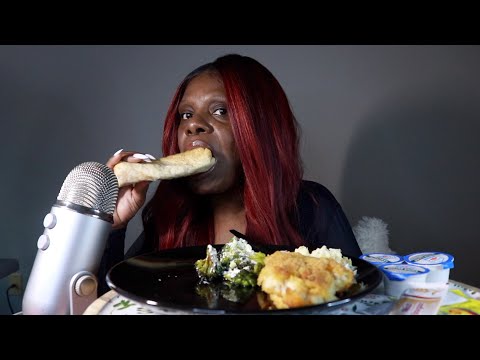 Long Wait For My Order | Souther Fried Fish With Taco Bell Bean Cheesy Burrito ASMR Eating Sounds