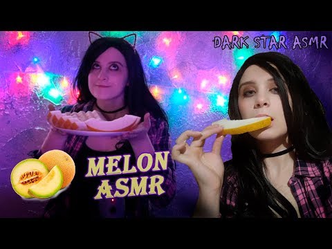 ♠• АСМР ДЫНЯ ИТИНГ 🍈 | ASMR MELON EATING 👅 | МУКБАНГ | MUKBANG •♠