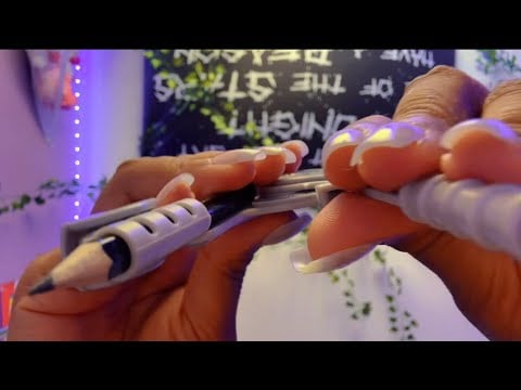 ASMR Drawing On Your Face Lofi Writing, Tapping (No Talking)