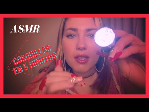 ASMR cosquillas en 5 minutos o menos ✨