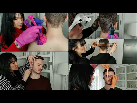 Shoulder Experiments / Pat Down / Hair & Scalp Exam / Body Scans / Glasses Fitting ASMR Compilation