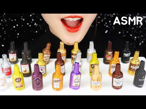 I tried to put on a happy face 🤡 ALCOHOL CHOCOLATE ASMR LIQUOR CHOCOLATE ASMR