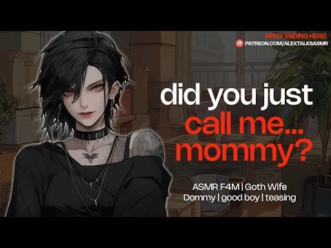 [F4M] Dommy goth wife cuddles and praises her good boy [fdom] [whispers] [domestic bliss] | ASMR RP