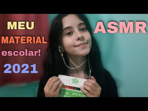 ASMR MEU MATERIAL ESCOLAR 2021 PARA 2022