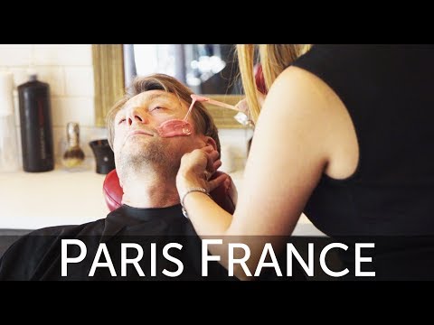 💈 Would You Try This? Beard Waxing In Paris, France | Grizzly Barbershop