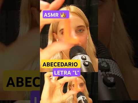 ASMR ABECEDARIO LETRA "L" #ASMR #asmr #asmrespañol #asmrargentina #relax #dormirbien #abecedario