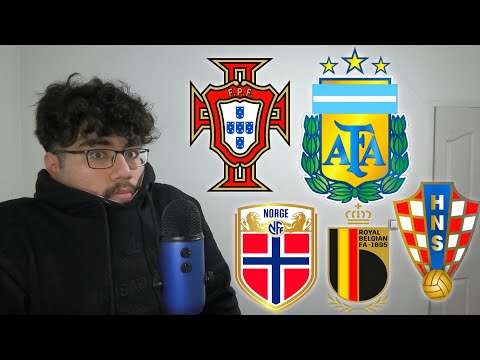 ASMR Legendary Football Players From Every Country 2 ⚽🌍