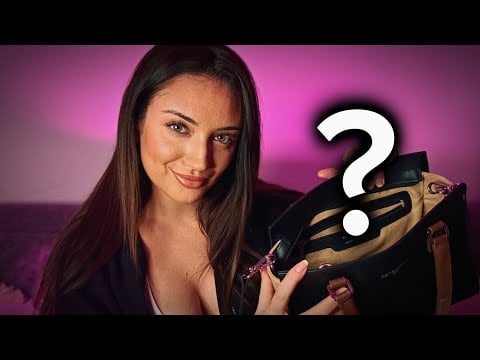ASMR ULTRA DOUX — J’explore mon sac et les triggers sont dingues…👜