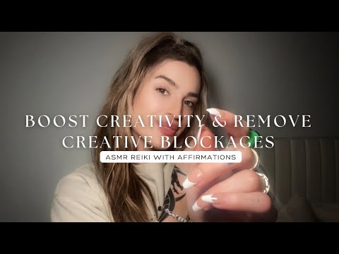 Reiki ASMR to Boost Creativity and Remove Creative Blockages from Sacral Chakra With Affirmations