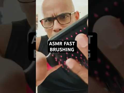 FAST AGGRESSIVE BRUSHING ASMR #asmr #shorts #short #satisfying #tingles