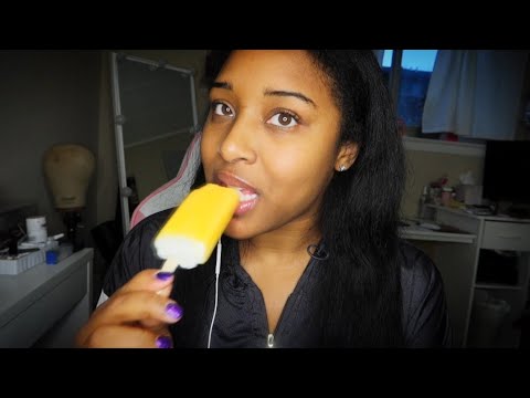 [ASMR] Quick Popsicle Eating 🍧| No Talking