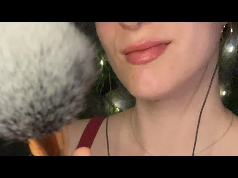 ASMR Live 💕 Face brushing, hand movements, tingly triggers