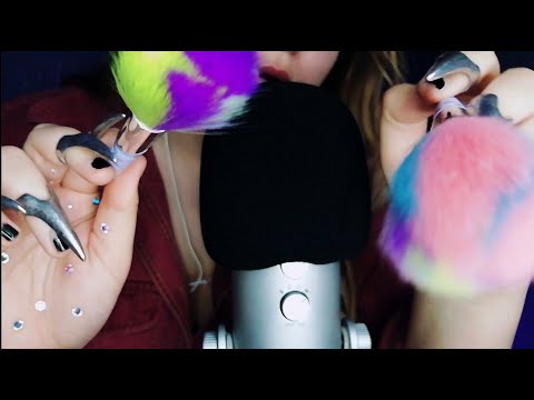 ASMR Brushing Away Negativity & Whispered Positive Affirmations