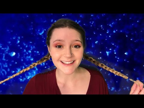 ASMR Brushing and Braiding My Hair